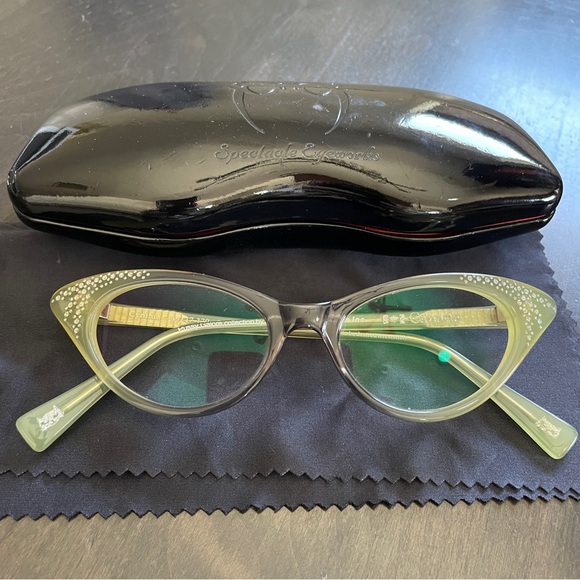 SPECTACLE EYEWORKS CYNTHIA Cat Eye Retro Glasses - Picture 2 of 10